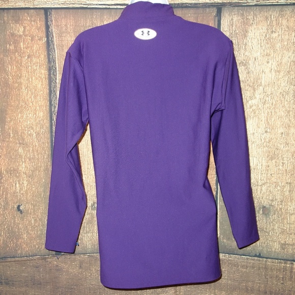 purple under armour compression shirt